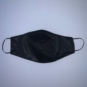 all black face mask